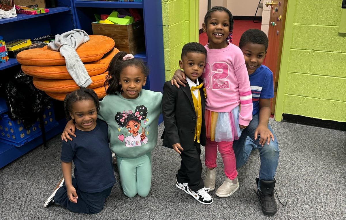 Children building social and emotional skills at daycare in Lansing, Illinois